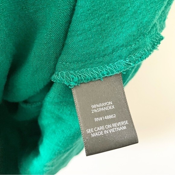 Torrid Green Button Up Long Sleeve Dress Size 2X - Picture 6 of 7